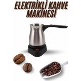 MCM Group Elektrikli Cezve 800 Watt Paslanmaz Çelik Türk Kahve Makinesi Saplı