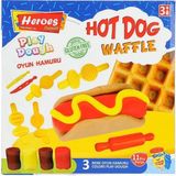 MCM Group ERN-584 Heroes Orta Kutulu Burger Oyun Hamuru Seti