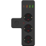 MCM Group Ftr-12 Termal Akım Korumalı Isıya Dayanıklı 3’lü Priz 3x USB 1x Type-C - Lisinya