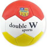 MCM Group Futbol Topu Dikişli 420 gr No:5 - FB-660-SARI-KIRMIZI (Lisinya)