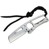 MCM Group Gear Hit Cutter TX01 Outdoor Kamp Bıçağı Metal 19 cm - Ipli Sap, Kılıflı - Lisinya