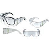 MCM Group Gözlük Üstü Antifog Buğulanmaz Laboratuvar Şeffaf Iş Güvenlik Gözlüğü Ce
