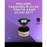 MCM Group Hafif ve Kompakt Tasarımlı Taşınabilir Kamp Ocağı – Ergonomik Kullanım