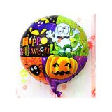MCM Group Halloween Örümcekli Kabaklı Folyo Balon 18 Inç - Lisinya