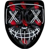 MCM Group Hallowen Parti Maskesi Neon LED Işıklı Maske 3 Modlu Cadılar Bayramı Maskesi