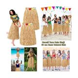 MCM Group Hawaii Tarzı Hula Eteği – 60 cm Hasır Natural Etek