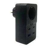 MCM Group Isıya Dayanıklı Termal Akım Korumalı 1 Priz Girişli 2 USB Girişli 2 Type-C Girişli Pirz