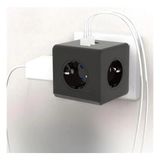 MCM Group Isıya Dayanıklı Termal Akım Korumalı ve Çocuk Korumalı 3 Priz Girişli 3 USB Girişli Küp Priz