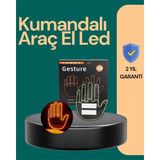 MCM Group Kablosuz Kumandalı LED Jest Işığı – 3 Modlu Araba Arkası Mesaj Işığı, 203 LED ile Yüksek Parlaklık