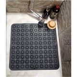 MCM Group Kare Vantuzlu Banyo Kaydırmaz Paspas- Tırtıklı Ayak Duş Matı Silikon Masaj Pedi