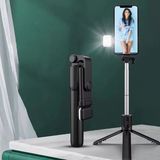 MCM Group Kendiliğinden LED Işıklı Kumandalı Uzayabilen Selfie Çubuğu,masa Üstü Tripod ( Lisinya )