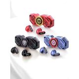 MCM Group Kırmızı Kablosuz Bluetooth Kulaklık Stres Çarklı Oyuncu Kulaklığı