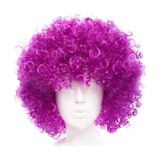 MCM Group Koyu Mor Violet Renk Afro Bonus Parti Peruğu