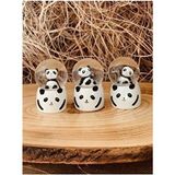 MCM Group Küçük Boy Panda Kar Küresi Işıklı 6.5 cm - Lisinya