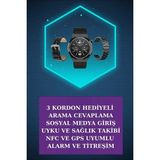 MCM Group Kulak Içi Kablosuz Bluetooth Kulaklık ve Nfc ve Gps Özellikli Akıllı Saat Alarm ve Titreşim