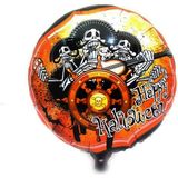 MCM Group Kuru Kafalı Korsanlar Halloween Şekilli Folyo Balon 45 cm - Lisinya