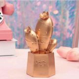 Mcm Group Led Işıklı Sevimli Kaktüs Dekoratif Masa Lambası Mini Biblo Gece Lambası Gold