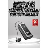 MCM Group Makaralı Kulaklık Sd Kart Girişli Dijital Göstergeli Kablolu Bluetooth Kulaklık