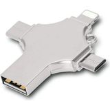 MCM Group Otg 4in1 Cep Telefonu Çok Fonksiyonlu USB Flash Bellek 64 GB Type-C, Micro Sd ve Kart Okuyucu ( Lisinya )