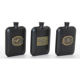 MCM Group Paslanmaz Çelik Kabartmalı Tekli 6 Oz Matara ALK2666 ( Lisinya )
