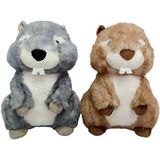 MCM Group PB31609-23 Peluş Oturan Sincap 23 cm - 1 Adet Stokta Olan Gönderilir