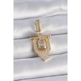 MCM Group Pirinç Gold Renk Baget Zirkon Taşlı Ajda Charm