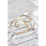 MCM Group Pirinç Yılan Model Gold Renk Kadın Pazu Bileklik