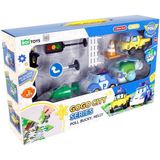 MCM Group POLI-ZR-912 Robocar Poli Gogo City Seri Poli Burky Helly Oyun Seti