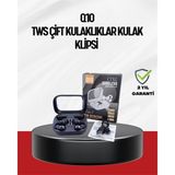 MCM Group Q10 Dokunmatik Bluetooth Kulaklık – 6 Saat Müzik, Çift Dil, Hızlı Şarj