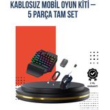 MCM Group Rgb Klavye + Mouse + Dönüştürücü Seti – Mobil Oyunlarda Üstün Kontrol