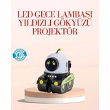 MCM Group Robot Tasarımlı Bluetooth Hoparlörlü Yıldızlı Gökyüzü Projektör