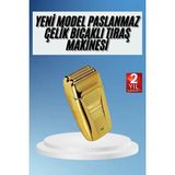 MCM Group Sakal Kesme Tıraş Makinesi Paslanmaz Çelik Gold Şarjlı