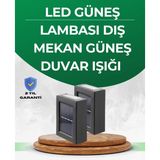 MCM Group Şeffaf Abajurlu Duvar Tipi Solar Işık