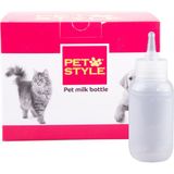 MCM Group Şeffaf Pet Biberon 50 ml Yavru Kedi ve Köpekler Için Biberon