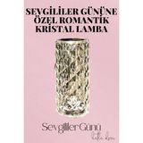 MCM Group Sevgililer Gününe Özel Romantik Kristal Gece Lambası Sevgiliye Hediye