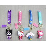 MCM Group Silikon Kuromi ve Hello Kitty Anahtarlık ALK4249 ( Lisinya )
