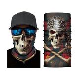 MCM Group Siyah Korsan Kafatası Baskılı Buff Bandana 30X48 cm
