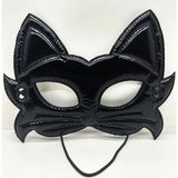 MCM Group Siyah Renk Kumaş Malzemeden Imal Eva Kedi Maskesi 19X15 cm - Lisinya