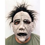 MCM Group Siyah Saçlı Michael Myers Lateks Yüze Tam Yapışan Et Maske Korku Maskesi - Lisinya