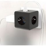 MCM Group Termal Akım Korumalı Priz Çoklayıcı - 3 USB - 3 Priz Girişli Küp Priz