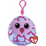 MCM Group Ty Squishy Beanies Peluş Baykuş Anahtarlık Pinky