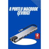 MCM Group USB Type-C Hub Dönüştürücü Çevirici Çoklayıcı Macbook Çevirici 8 Portlu