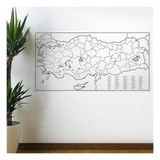 MCM Group Yazılabilir Türkiye Haritası Manyetik Duvar Stickerı 110 x 56 cm