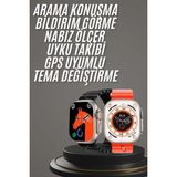 mcm group yeni model akıllı saat ultra gümüş kasa 45mm titreşim