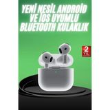 MCM Group Yeni Nesil Bluetooth Kulaklık Beyaz Çağrı Cevaplayabilen Kablosuz