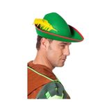 MCM Group Yeşil Renk Robin Hood Şapkası Sarı Tüylü