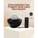 MCM Group Yıldız & Okyanus Dalga Projektörü – Bluetooth / USB Hoparlörlü