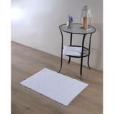 MCN Tekstil Ayak HAVLUSU50 x 70 'zikzak' - 50 x 70 cm - Beyaz