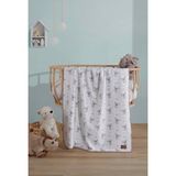 MCN Tekstil Polar Baskılı Bebek Battaniyesi 85X110 cm - Renkli