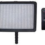 Mcoplus LED-520B Bi-Color-LED-Lamba 528PCS LED lamba 3500lm 3200 K – 7500 K sıcaklık video LED renk ışığı için 2,4 GHz uzaktan kumanda ve akıllı soğutucu fan Canon Nikon Sony Panasonic Olympus Pentax & DV-kamera Comcorder
